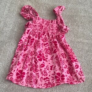 Old Navy Pink Floral Kids Casual Dress